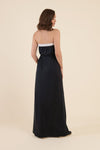 Strapless Summer Maxi Dress - Midnight Blue - Cat Turner