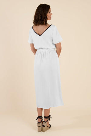White Tencel Dress - Cat Turner