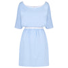 Baby Blue Dress With Sleeves